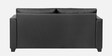 Victor Leatherette 3 Seater Sofa In Black PU Colour
