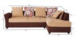 Victoria LHS Sectional Sofa in Beige Brown Colour