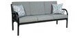 Vienna Metallic Sofa Set (3+1+1) with Cushions
