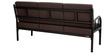 Metallika Vienna Metallic Sofa Set (3+1+1) in Brown Colour