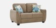 Virginia Chenille Fabric 2 Seater Sofa In Sandy Brown Colour Virginia Chenille Fabric 2 Seater Sofa In Sandy Brown Colour
