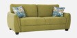 Virginia Chenille Fabric 3 Seater Sofa In Olive Green Color Virginia Chenille Fabric 3 Seater Sofa In Olive Green Color