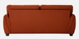 Virginia Chenille Fabric 3 Seater Sofa In Orange Colour
