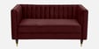 Vito Velvet 2 Seater Sofa in Wine Colour