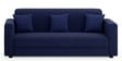 Viva Sofa Set (3+1+1) Seater in Blue Colour