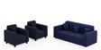 Viva Sofa Set (3+1+1) Seater in Blue Colour