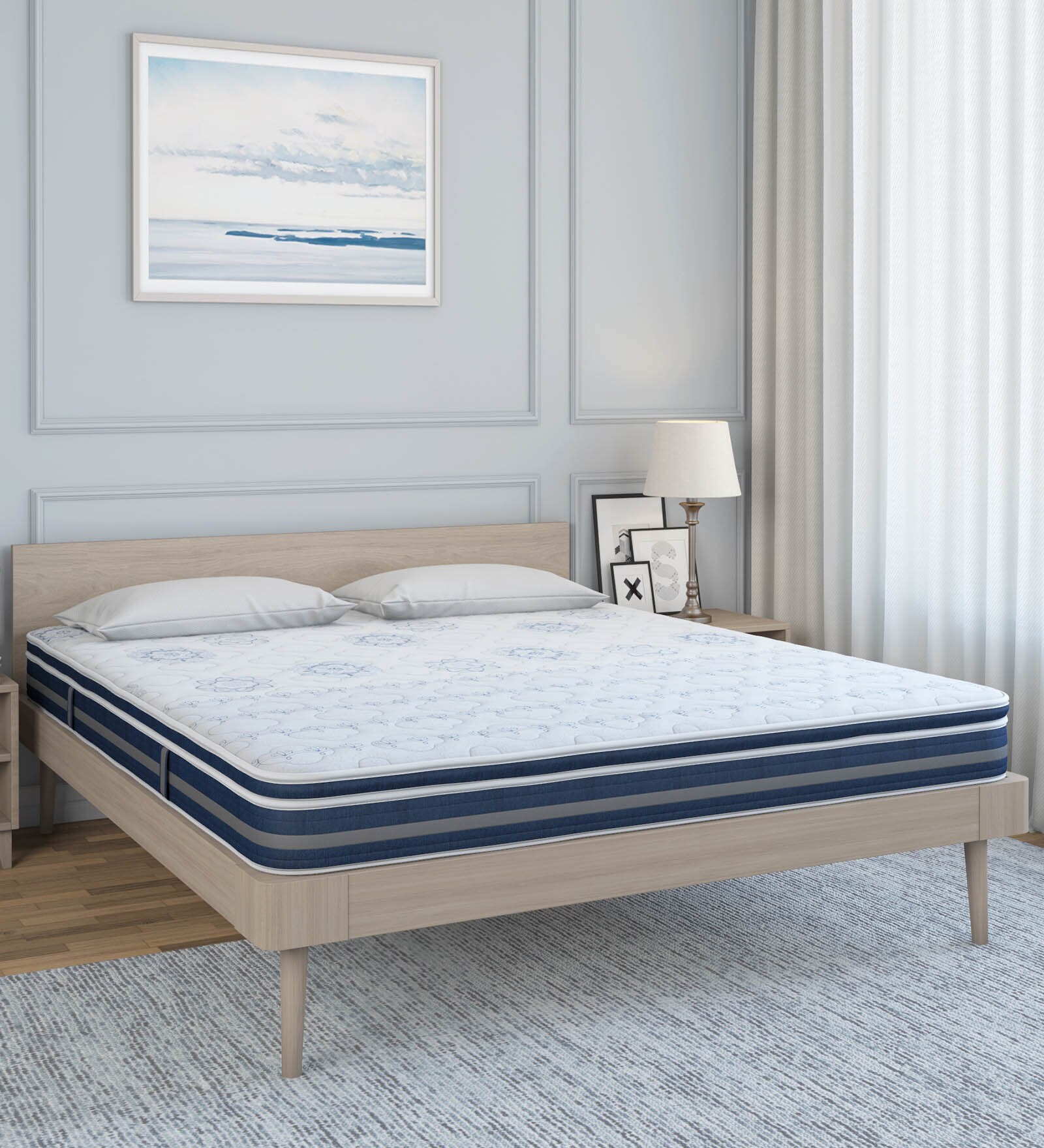 Buy Vibrant Box Top King Size Zero Partner Disturbance Sag Resistant