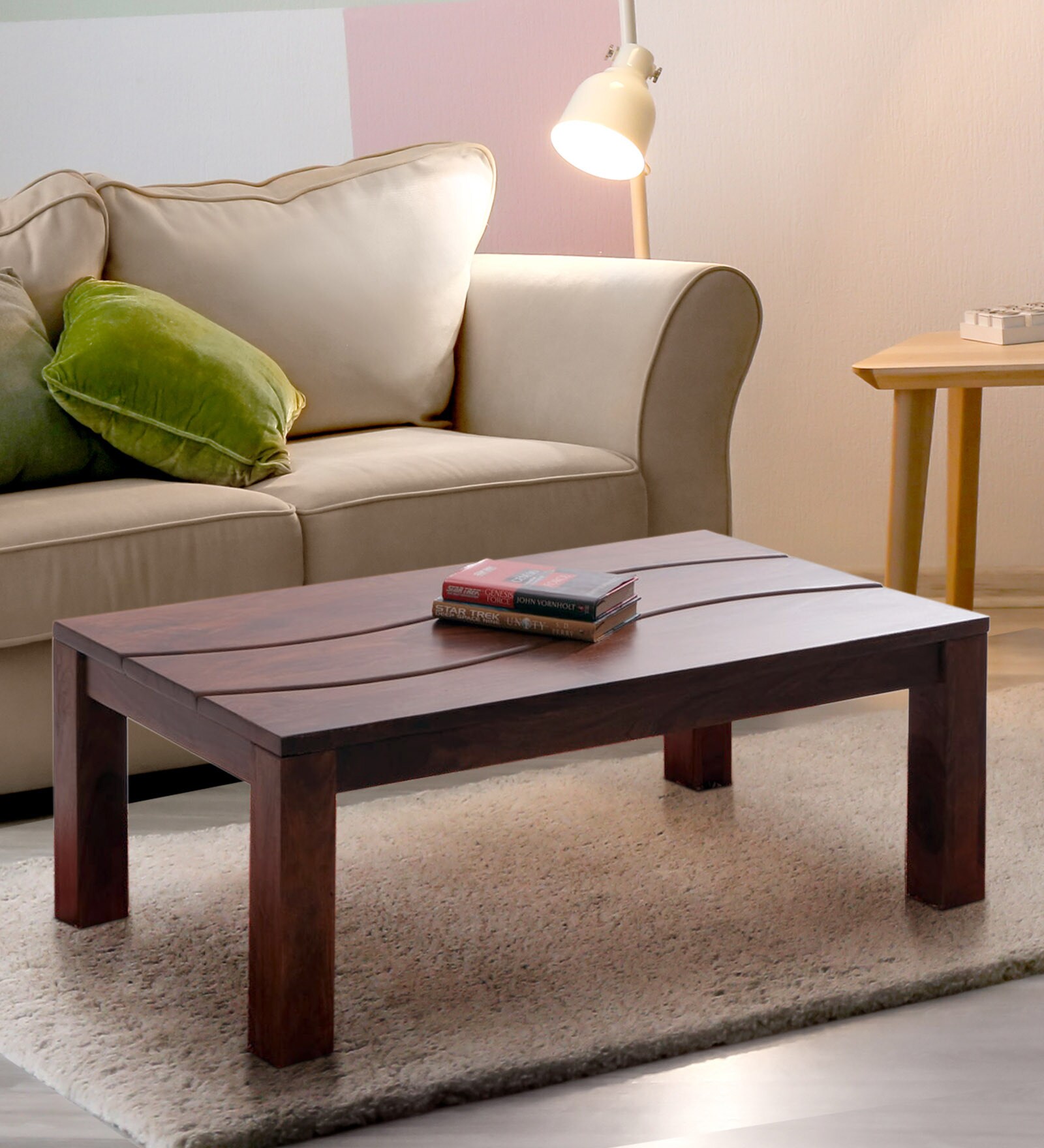 Buy Victor Coffee Table in Light Walnut Finish at 45 OFF by Evok Pepperfry