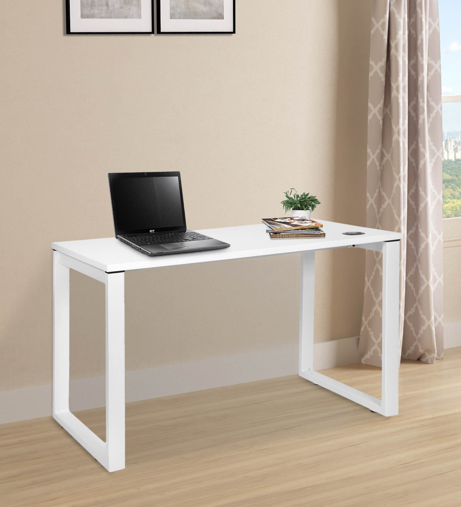 Victoria Writing Table in Frosty White Finish