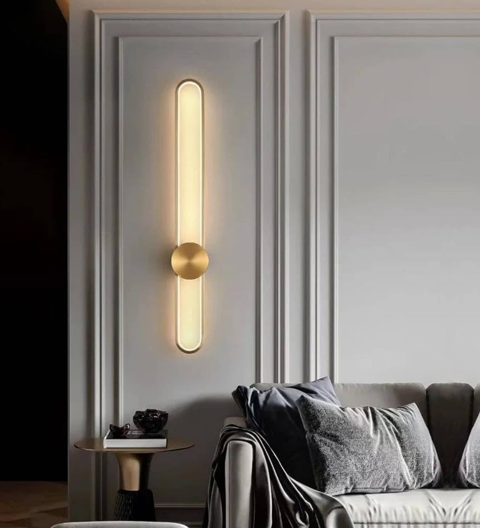 Vienna Aura Gold Linear LED 24 Inch Wall Sconce