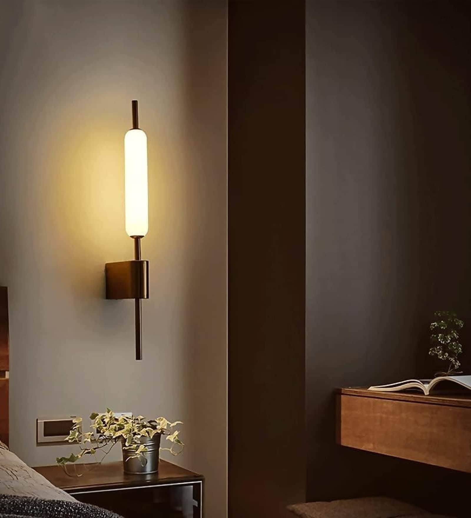 Vienna Gold Acrylic Wall Sconce LED Light