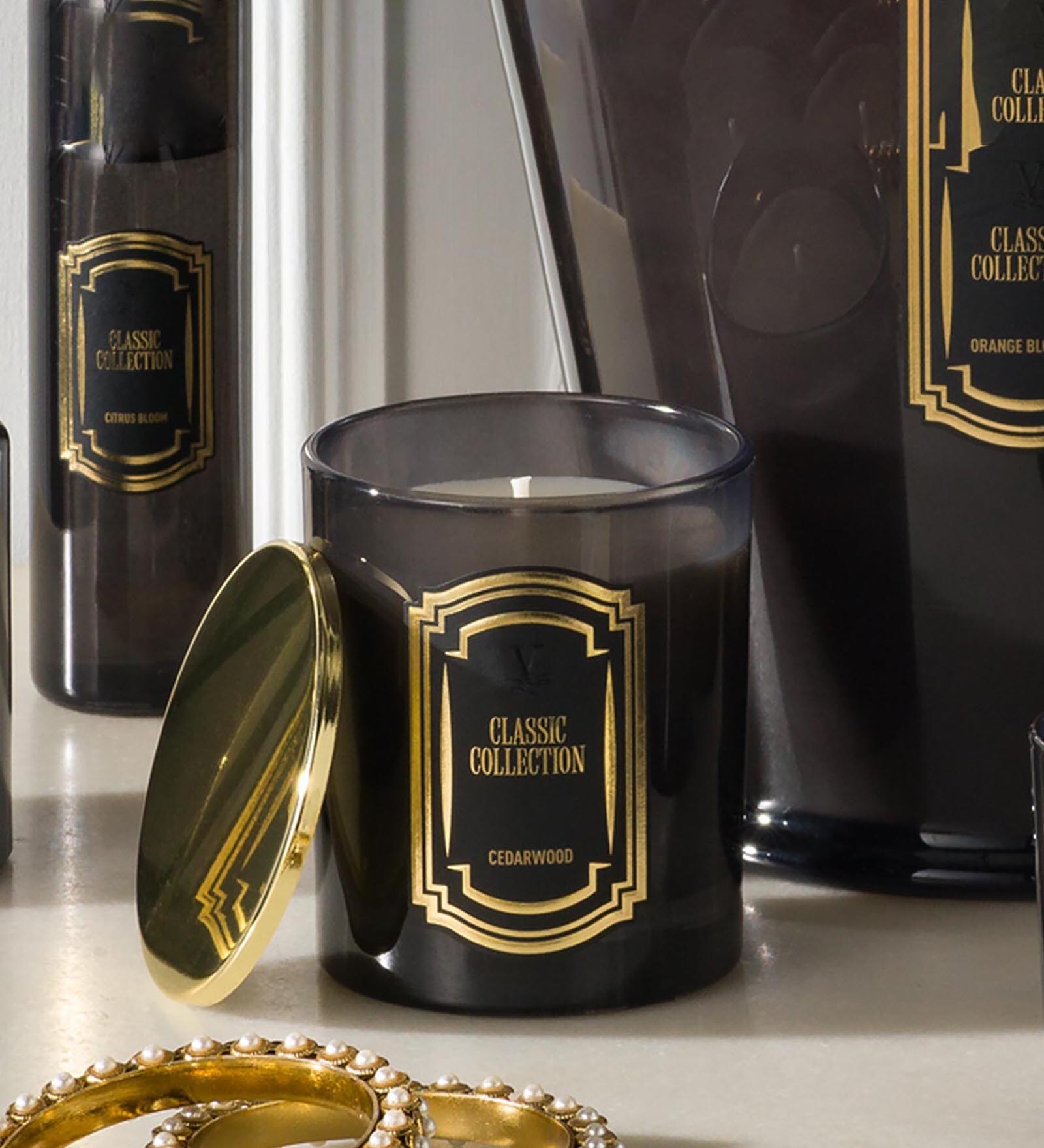Vila Hermanos Black Wax Candle