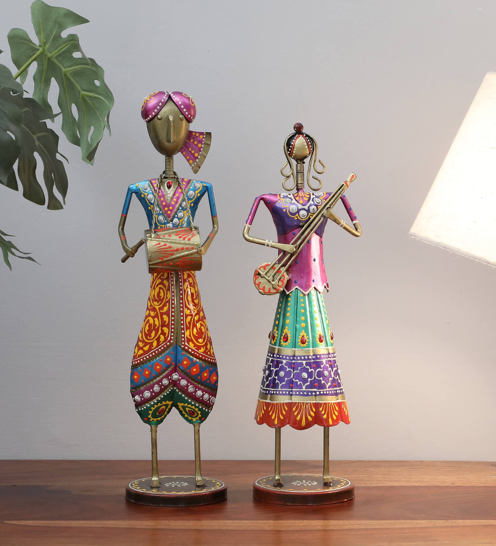 Villgers Doll S/2 Multicolour Metal Figurines