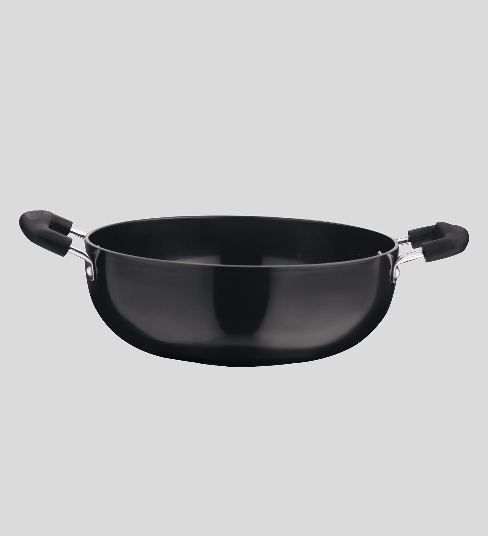 Hard Anodised Induction Base Kadai Without Lid, 26 Cm, 4.1 Ltr