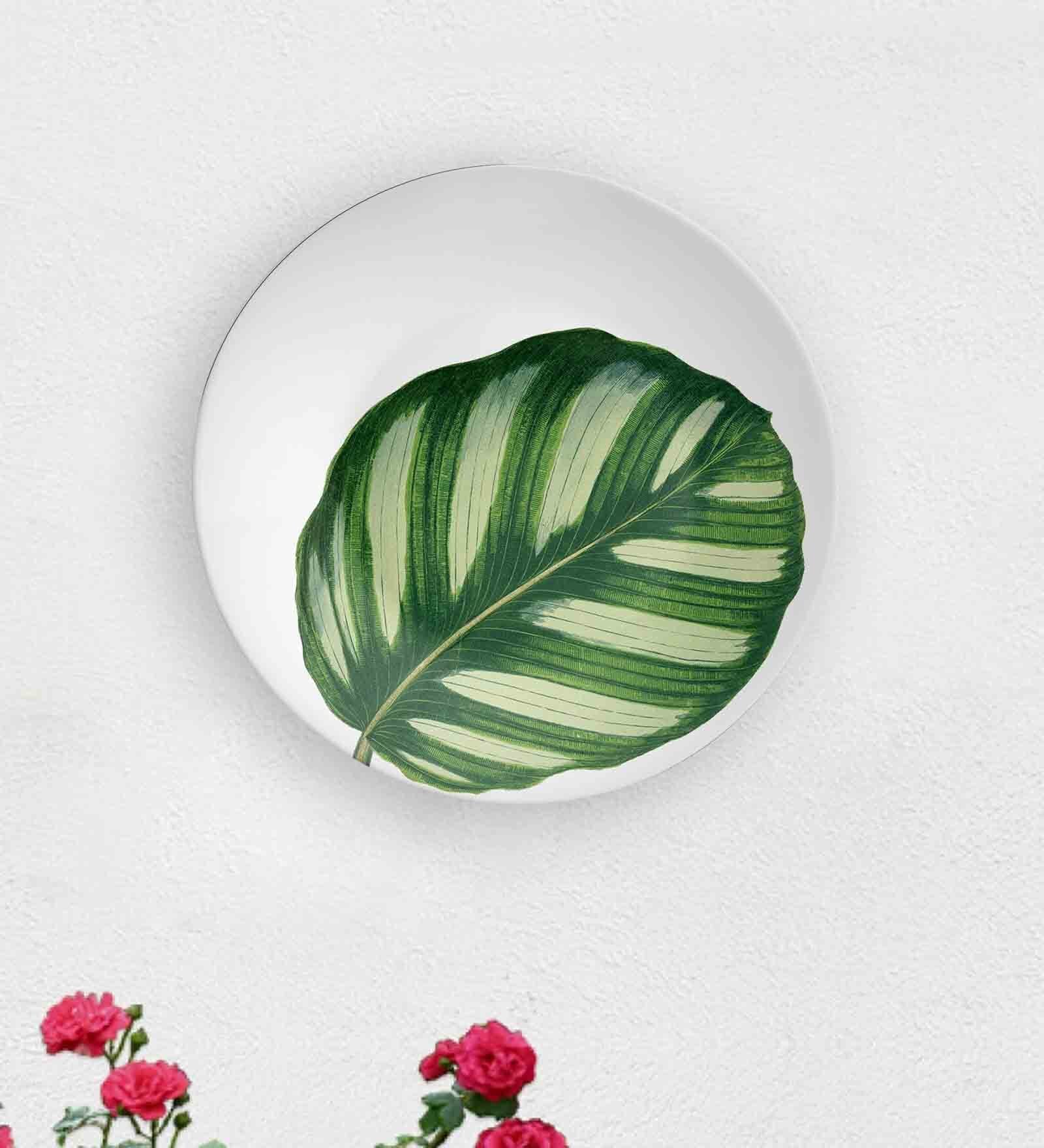 Vintage Leaf Style Wall Plate