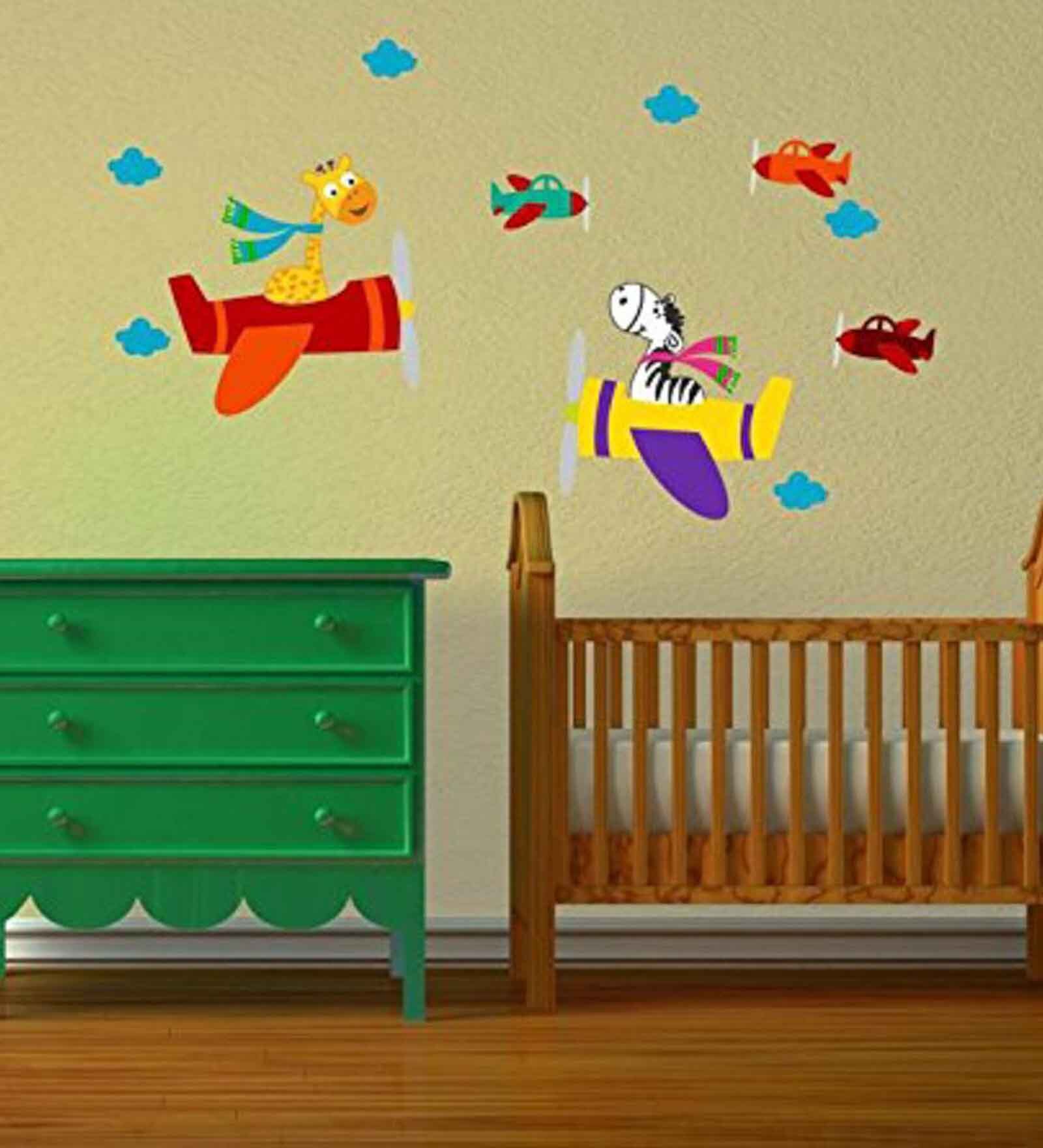 Buy Vinyl Nobita And Shizuka Race Ahead Doraemon Wall Sticker By Asian