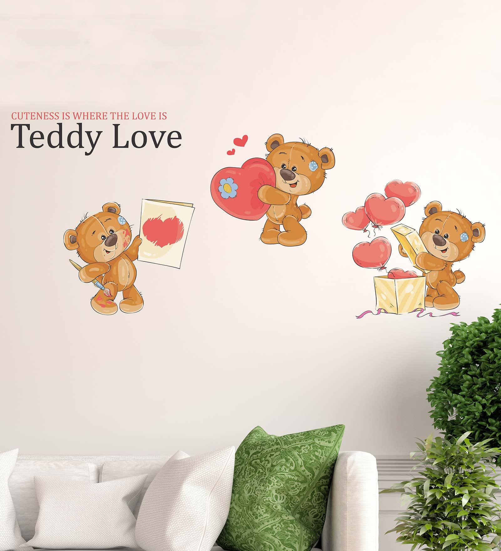 Vinyl Teddy Love Wall Sticker