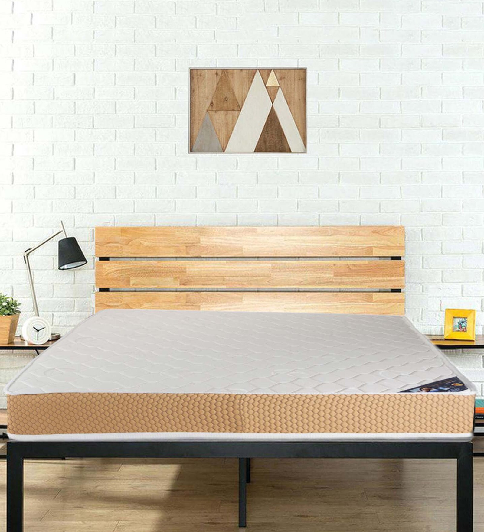 Buy ViscoPedic Super Queen Bed 72x60x7 Inch Bonnell Spring & Memory