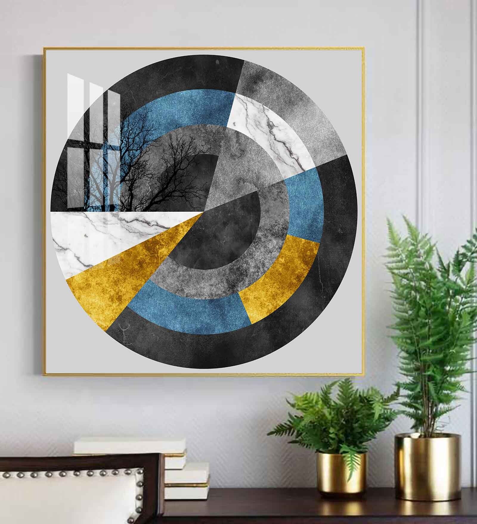 Visionary Vistas Glass Finish Square Wall Art