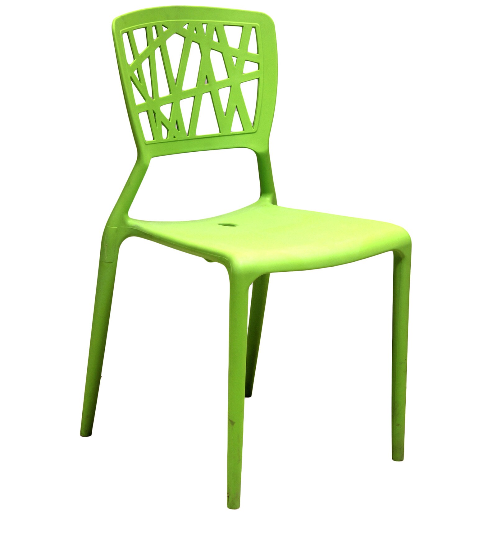 Buy Visitor Chair in Green Colour by Geeken Online Plastic Chairs