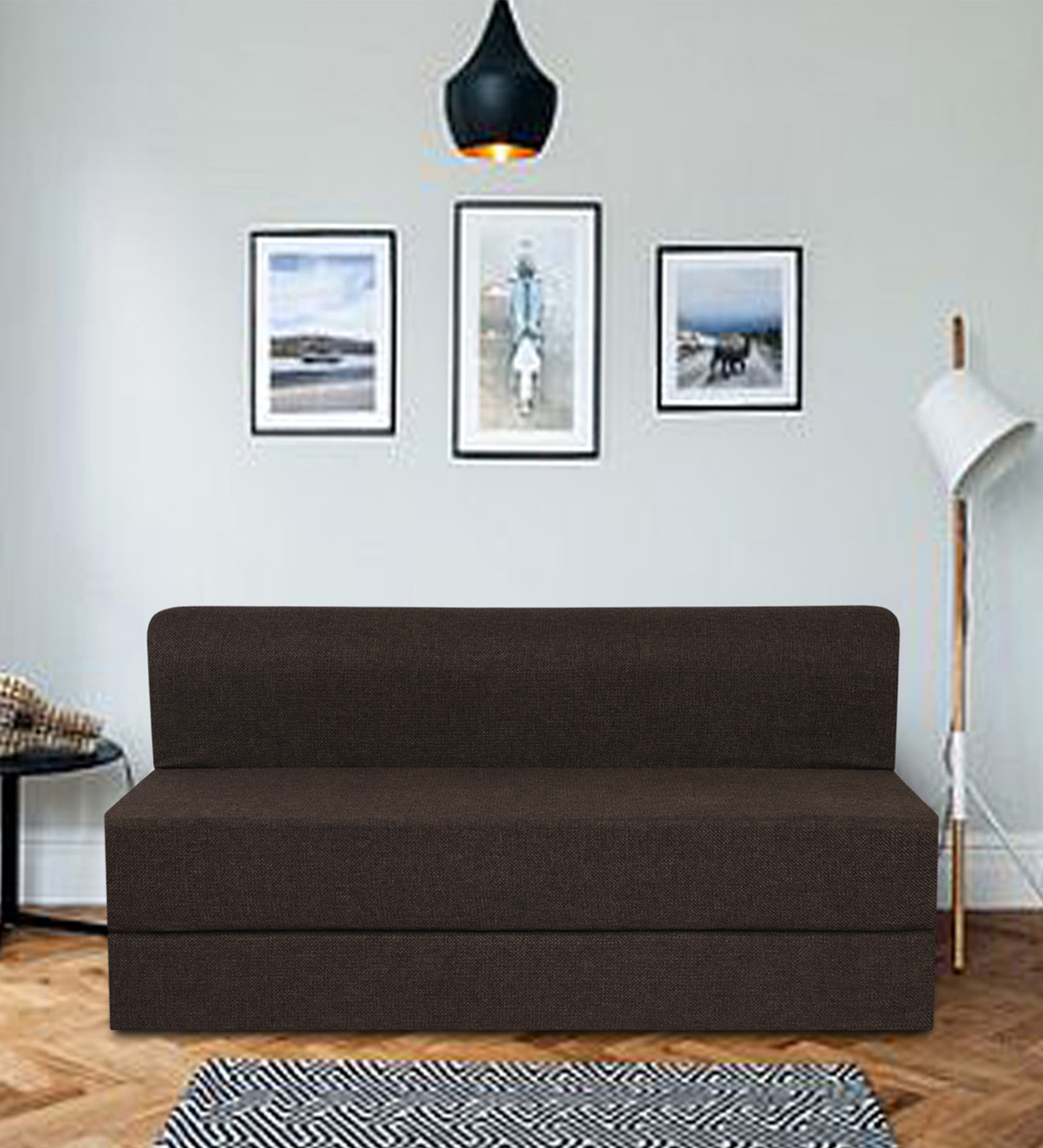 Dreamer 8 Inch Foam (72x72) In Brown Colour King Size Sofa Cum Foldable Mattress