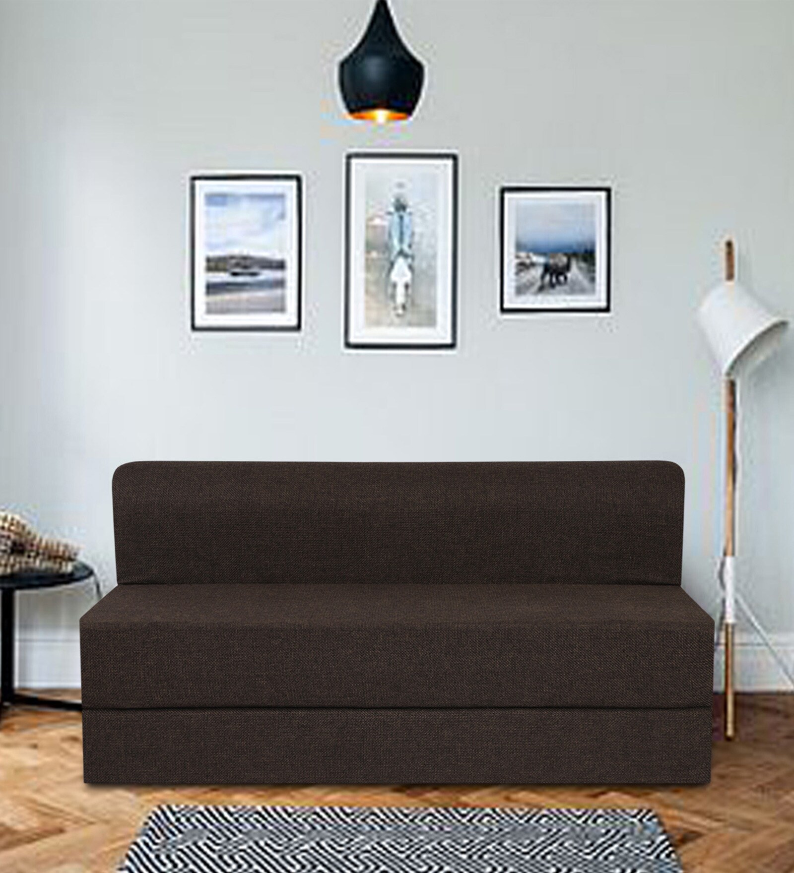 Dreamer 8 Inch Foam (72x60) In Brown Colour Queen Size Sofa Cum Foldable Mattress