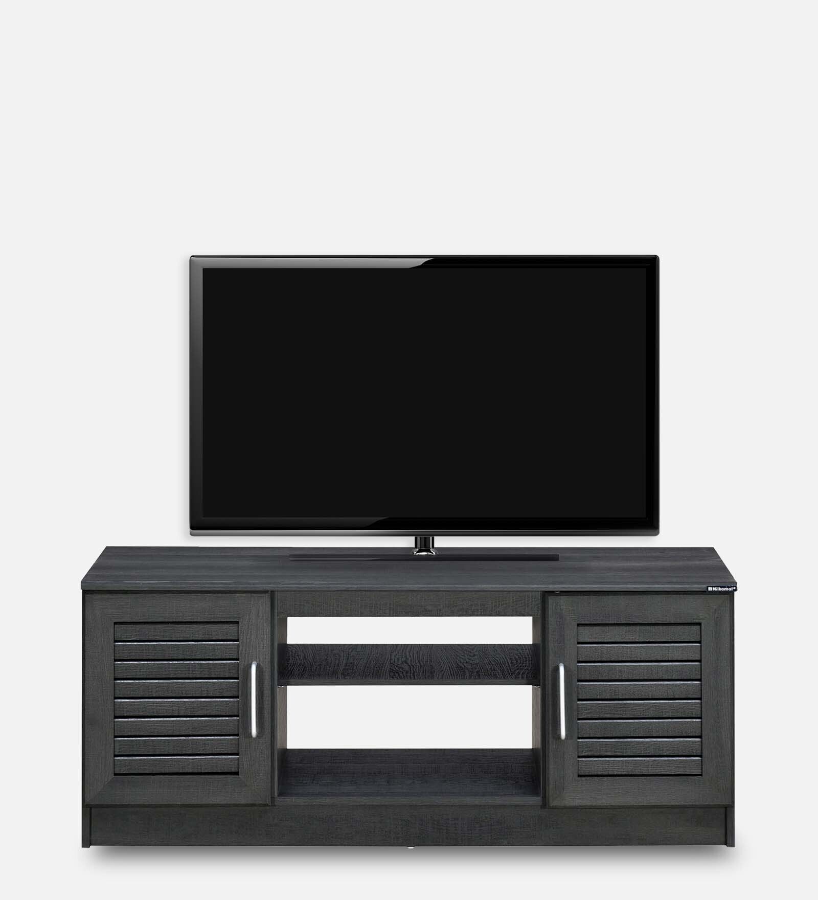 Vita TV Cabinet in Light Charcoal Grey Colour