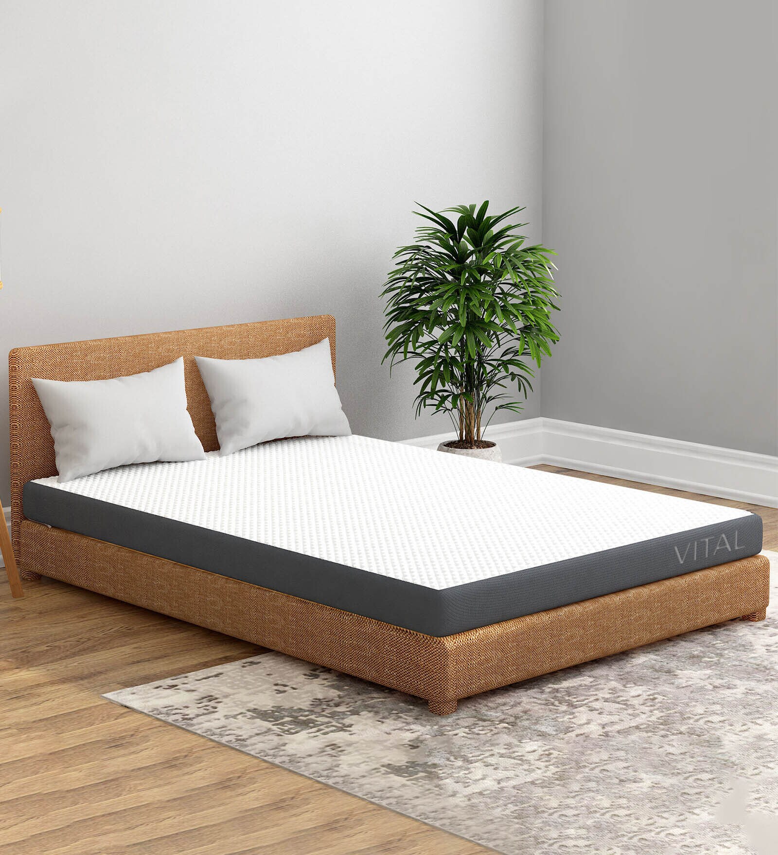 Buy Vital 5 inch HR Foam King Size Mattress at 10 OFF by LivPure Smart