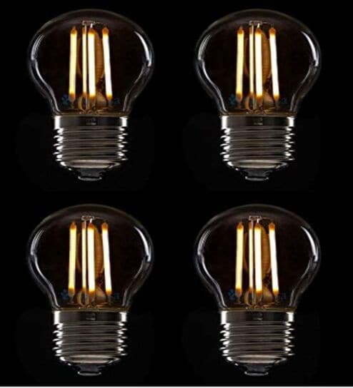 Vintage 4 Watts E-27 Holder (Set of 4) Filament Bulb