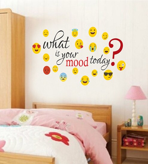 Buy Vinyl Mood Smileys Wall Sticker By Decor Kafe Online Kids