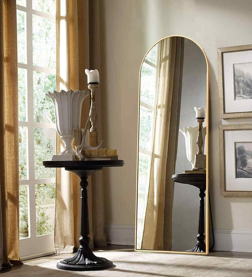 Vista Frame Gold Floor Mirror (150 x 40 CM)