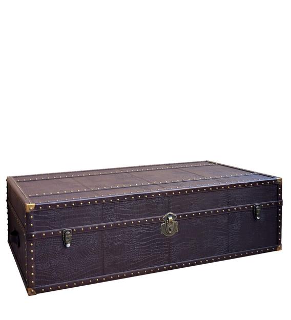 Buy Genuine LeatherVintage Trunk Coffee Table By Studio Ochre Online