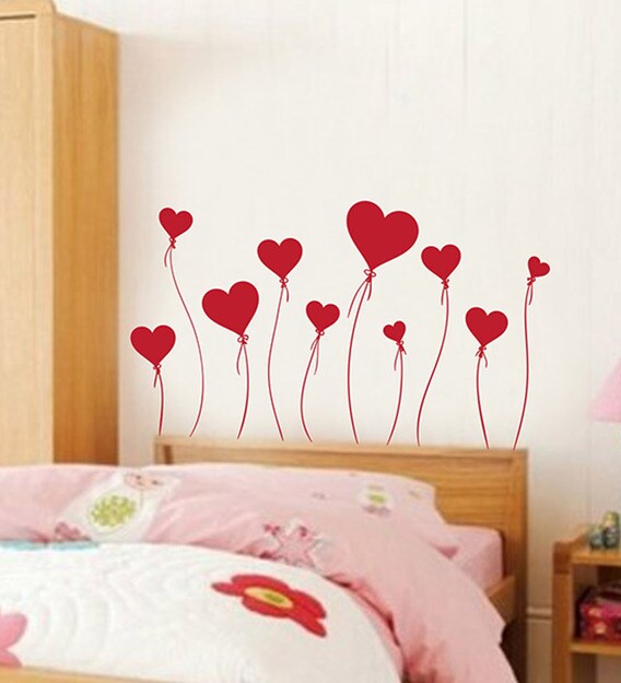 Buy Vinyl Heart Stickes Wall Sticker By Decor Kafe Online Kids