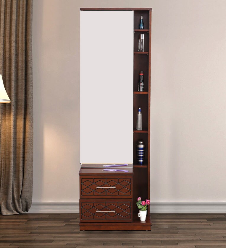 Buy Victoria Dressing Table with Hidden Mirror Storage By HomeTown Online Dressing Units