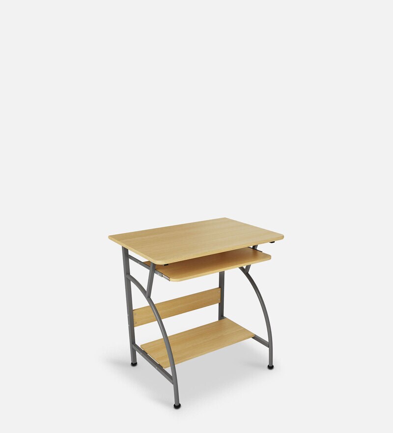 Buy Vibe Computer Table in Beech Colour by Nilkamal Online Computer