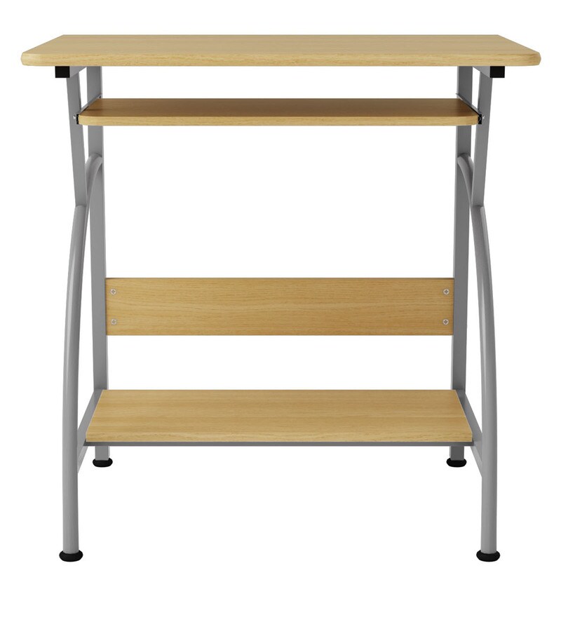 Buy Vibe Computer Table in Beech Colour by Nilkamal Online Computer