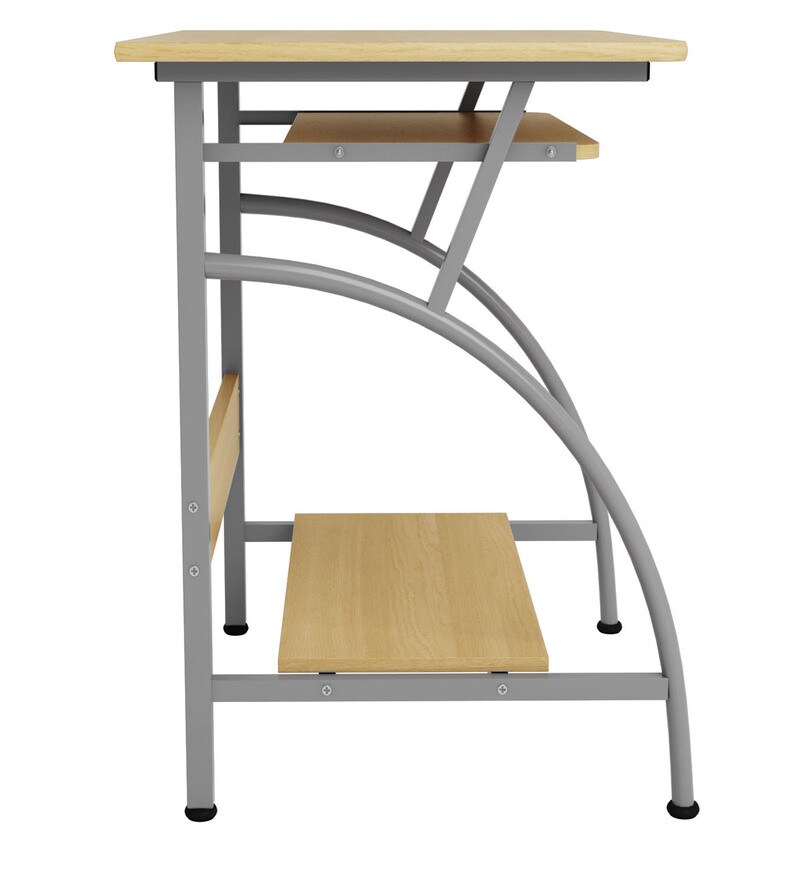 Buy Vibe Computer Table in Beech Colour by Nilkamal Online Computer