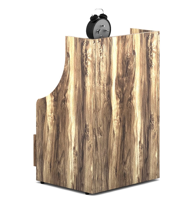 Buy Victoria Bedside Table in Matte Finish with Drawer Online