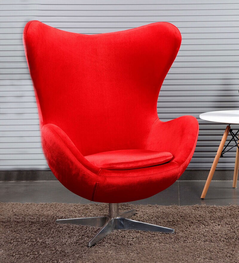 red colour chair