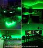 Vibrant 5 Meters 300K Green Colour LED Strip Light with DC 12V Adapter & Remote