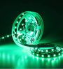 Vibrant 5 Meters 300K Green Colour LED Strip Light with DC 12V Adapter & Remote