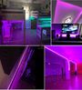 Vibrant 5 Meters 300K Pink Colour LED Strip Light with DC 12V Adapter & Remote