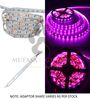 Vibrant 5 Meters 300K Pink Colour LED Strip Light with DC 12V Adapter & Remote