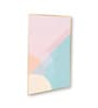 Vibrant Abstract Wall Art Set of 3 Canvas Wall Painting Gold Frame
