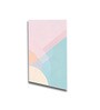 Vibrant Abstract Wall Art Set of 3 Canvas Wall Painting White Frame