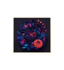 Vibrant Blossom Glass Finish Square Wall Art