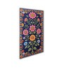 Blue Floral Tapestry Series Set of 4 Printed Wall Painting Gold Frame