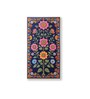 Blue Floral Tapestry Series Set of 4 Printed Wall Painting Gold Frame