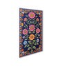 Blue Floral Tapestry Series Set of 4 Printed Wall Painting White Frame