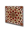 Floral Canvas Art Collection Printed Set of 4 Wall Painting White Frame